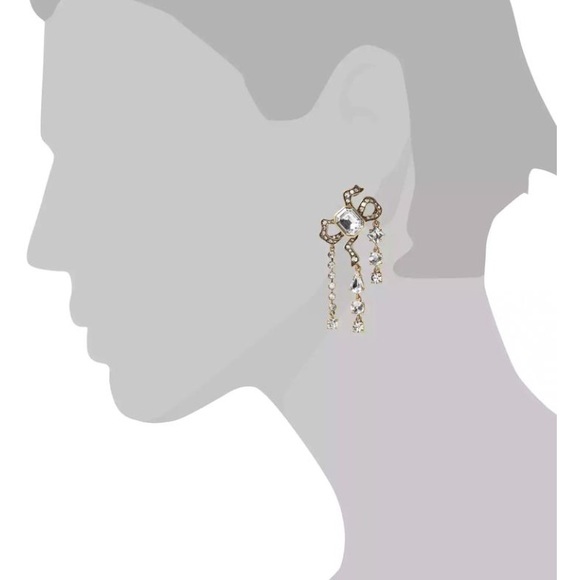 Banana Republic Asymmetric Bow Clip-On Earrings - Picture 2 of 5